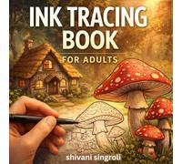 Ink Tracing Coloring Book For Adults: Ink tracing coloring book architecture
