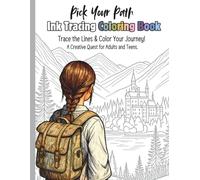 Ink Tracing Coloring Book For Adults - Pick Your Path: Trace the Lines & Color Your Journey! A Creative Quest for Adults and Teens. (Teen & Adult Coloring Books)