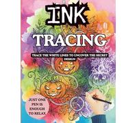 Ink Tracing Coloring Book: Trace the White Lines to Uncover a Hidden Masterpiece A Journey of Relaxation and Focus Across 35 Tracing Halloween Themed Illustrations