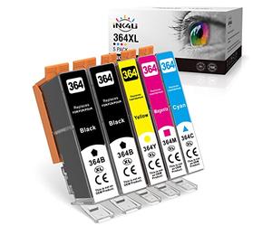 INK4U 364XL Cartuchos de Tinta Reemplazo para HP 364 para HP Deskjet 3070A 3520 Officejet 4620 4622 Photosmart 5510 5511 5512 5514 5515 5522 5524 5520 6510 6520 6512 6515 B010a B109a