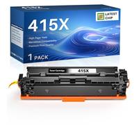 INK4U 415X Tóner- Compatible con tóner 415A 415X Compatible con LaserJet Pro M454, M479, M454dw, M454dn, MFP M479fdw, M479fdn, M479dw, M455dn y M480f (1 Paquete Negro)