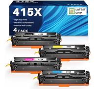 INK4U 415X Tóner (con Chip) Alta Capacidad, Compatible para HP 415A 415X