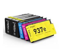 INK4U 937e Cartuchos de Tinta (5 Pack, con Chip, Alta Capacidad) Compatible con HP 937e 937XL Tinta para Officejet Pro 9110b, 9120b, 9130b, 9720, 9730 Impresoras
