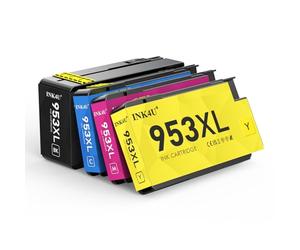 INK4U 953XL Cartuchos de Tinta, Alta Capacidad Compatible con HP 953XL 953 Cartucho para HP Officejet Pro 8710 8715 8740 8720 8718 7730 8728 8719 7740 7720 8730 8725 8210 8218 Impresoras (4 Pack)
