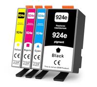 INK4U Cartuchos de Tinta 924 con Chip compatibles con HP 924 para HP OfficeJet Pro 8120 8122 8123 8125 8128 8130 8132 8133 8134 8135