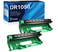 INK4U DR-1050 Tambor Compatible para Brother DR1050 para HL-1210W HL-1110 DCP-1610W HL-1212W DCP-1612W DCP-1510 DCP-1512 MFC-1910W MFC-1810 (2 Paquetes , Total 20,000 páginas)