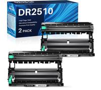 INK4U DR2510 Tambor (2 Paquetes, Total 30,000 páginas) Compatible para Brother DR 2510 Tambor para HL-L2400DWE,HL-L2445DW,DCP-L2620DW,DCP-L2660DW,DCP-L2665DW,MFC-L2800DW,MFC-L2835DW (Sin Tóner)