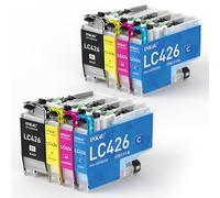 INK4U LC426 Cartuchos de Tinta, 8 Pack Alta Capacidad, Compatible con Brother LC 426 LC426VAL LC426XL Tinta für Brother MFC-J4335DW MFC-J4340DW MFC-J4535DW MFC-J4540DW Impresoras