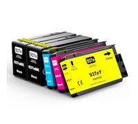 INK4U LC521 Tinta (con Chip) Compatible con Brother LC521VAL Cartucho de Tinta Compatible para Brother DCP-J1260W, DCP-J1310DW, DCP-J1313DW, DCP-J1360DW, DCP-J1460DW (LC521BK, LC521C, LC521M, LC521Y)