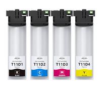 INK4U T11D Cartuchos de Tinta, Alta Capacidad, Compatible con Epson T11D1, T11D2, T11D3, T11D4 Cartucho para Workforce-Pro WF-C5390DN, WF-C5390DW, WF-C5390DW BAM, WF-C5890DW WF-C5890DWF BAM Impresoras