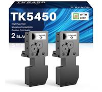 INK4U TK5450K - Tóner compatible con TK5450, color negro, compatible con Kyocera ECOSYS MA2600cfx MA2600cwfx Plus PA2600cwx Plus MA2600cx MX2100cwx PA2600cx PA2600cx Plus (TK-5450K, 2 unidades, con