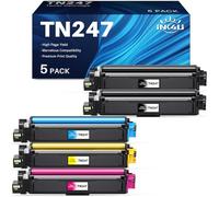 INK4U TN247 Cartucho de Toner Compatible para Brother TN-243CMYK para Brother MFC-L3770CDW DCP-L3550CDW DCP-L3510CDW HL-L3230CDW MFC-L3750CDW(5Pack)