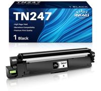 INK4U TN247 Negro Tóner Compatible para Brother TN247 TN243 Compatible para Brother MFC-L3770CDW MFC-L3710CW DCP-L3550CDW HL-L3210CW HL-L3230CDW(TN 247 Negro)