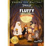 Inkalia Fluffy Hygge Friends: Halloween Edition | Cozy Spooky Coloring Book for Adults: Spooky Bold and Easy Ink Tracing | Hygge Fall Coloring | Stress Relief Activity Book for Adults