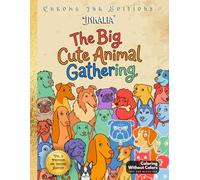 Inkalia The Big Cute Animal Gathering: One Color Animals for Relaxation | Easy, Cozy & Stress Relief Coloring for Adults, Teens & All Ages: Bold Ink ... (Inkalia Premium Ink Tracing Editions)