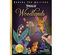 Inkalia Woodlands: Relaxing Nature Activity Ink Tracing Coloring Book for Adults and Women: 38 Botanical and Naturalist Scenes | Stress Relief Art for ... Lovers (Inkalia Bold and Easy Ink Tracing)