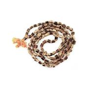 INKANAT Mala de Tulsi Natural de 108 Cuentas - Ramitas de tulsi- Hecho a Mano en India - Ideal para Meditación, Yoga y Mantras