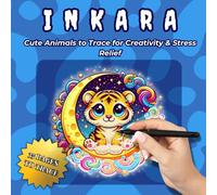 INKARA - Animals: .A Fun, Relaxing & Creative Ink Tracing Doodle Pocket Coloring Book with Cute Animals for Stress Relief & Mindful Coloring (INKARA - Pocket Doodles)
