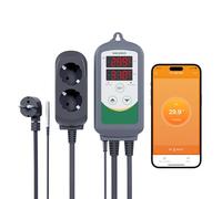 Inkbird ITC-308 WiFi Termostato Digital 220V, App Control Remoto la Temperatura Rango de Calentador y Enfriador para Acuarios, Cerveza Casera, Planta de Invernadero, Eclosión de Animales