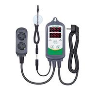 Inkbird ITC-308S Termostato Digital con Sonda de Acuarios, Double Relés para Controlar la Rango de Temperatura de Refrigerador y Calentador