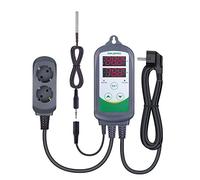 Inkbird ITC-308S Termostato Digital Hay Double Relés Controlador la Temperatura de Refrigerador y Calentador para Acuarios, Cerveza Artesanal y Reptile Terrarios + 1.97" Sonda Desmontable