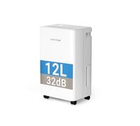 INKBIRDPLUS Deshumidificador Silencioso 12L-16L/día, Hasta 40㎡, 3 Modos, Silencioso 32dB, Sensor Humedad Alta Precisión, Temporizador 24H, Deshumidificador Electrico para Dormitorio, Armario, Baño