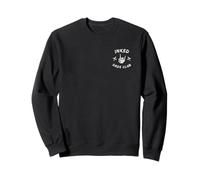 Inked Dads Club Skeleton Hand Bats Graphic Sudadera