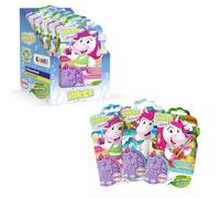 INKEE - Baño de Burbujas Líquido Unicornio | Aditivo de baño de unicornio para niños, baño de burbujas infantil con extracto de caléndula y aroma a té helado de uva, 15x 40g