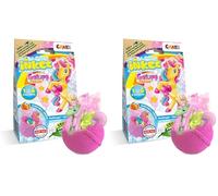 INKEE Bomba De Baño con Sorpresa De Galupy Unicorn, Bomba de Baño para Niñas con figura 3D de Unicornio, Aroma a Caramelo (Paquete de 2)