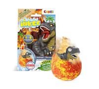 INKEE Bomba de baño infantil con dinosaurio sorpresa, bola de baño efervescente 100g aroma melocotón y aguacate, bombas de baño para niños relajantes y divertidas