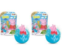INKEE Bombas de Baño Infantiles de Peppa Pig con Regalo Sorpresa figurita de Peppa Pig para Bañera, Rosa O Azul, 1 Unidad (Paquete de 2)