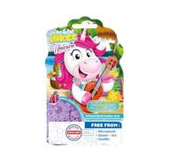 INKEE - Jabón líquido para bañera Unicorn | Aditivo para el baño Unicornio para niños, jabón líquido para niños con extracto de caléndula y aroma a té helado de uva, 15 x 40 g