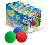 INKEE Paw Patrol bombas de baño para niños - 15 bolas de baño en 3 colores con aceite de jojoba y aroma de cereza - 3x50g