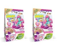 INKEE Slime Galupy Mermaid para la bañera de Color Lila con Aroma a algodón de azúcar, Convierte El Agua En Slime, Cambia de Color, para 25 litros de Agua (Paquete de 2)