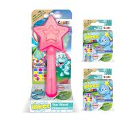 INKEE Varita Estrella con 37 Bombas de Baño para Niños con Aroma a Fresa - Set de Bolas Efervescentes y Sales de Baño Relajantes - Juguete de Agua y Buena Idea para Regalo