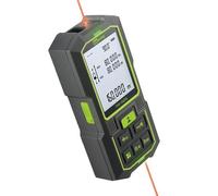 Inkerma Medidor Láser, 525Ft/160M Medidor de Distancia Láser Bilateral Recargable con Sensor de Ángulo, Unidades Ft/in/M, Modo de Pitágoras, Medición de Área y Volumen