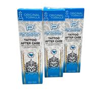 INKgrafiX Crema de tatuaje con pantenol 3 x 40 ml - 3 unidades vegano - INKgrafiX Crema profesional para tatuajes - 10% Centella