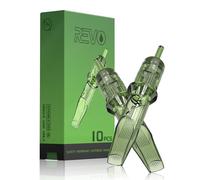 INKin Agujas Tatuaje 3RM 10piezas, Cartuchos Tattoo #10 Bugpin 0,30MM Round Magnum con Posicionamiento Preciso y Agujas Tattoo Agujas de Tatuar de Diseño Mejorado para Maquina de Tatuar (Revo1013RM)