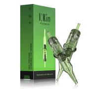 INKin Agujas Tatuaje 7RL 20 Piezas, Cartuchos Tattoo #08 Round Liner 0,25mm Agujas de Tatuar con Sistema Posicionamiento Preciso Membrana Agujas Tattoo para Maquina de Tatuar (Revo 0807RL）