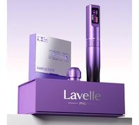 INKin Máquina PMU con 6 longitudes de carrera ajustables de 2,0 a 3,5 mm, máquina de microblading con 6 ajustes de memoria y batería de 800 mAh, pistola de tatuaje Lavelle ligera de 130 g para cejas