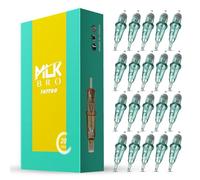 INKin MLK Agujas Tatuaje - 20piezas #10 (14RL) Bugpin Round Liner Esterilizado Cartuchos Tattoo con Duraderas de Diseño Mejorado Agujas Tattoo con Membrana Profesional - Fabricado por EZ Tattoo