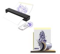 INKin Termocopiadora Tattoo con 110 Hojas Papel Transfer Tattoo, Impresora Termica Tattoo Bluetooth Inalámbrica y USB Compatible con Smartphone para Principiantes y Artistas del Tatuaje