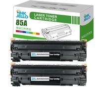 InkJello - Cartucho de tóner compatible para Canon i-SENSYS LBP-6000 LBP-6000B LBP-6020 LBP-6020B LBP-6030 LBP-6030B LBP-6030w MF-3010 CE285A CRG-725 (negro, 2 unidades)