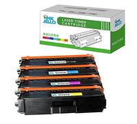 InkJello Compatible Toner Cartucho Reemplazo por Brother DCP-L8400CDN DCP-L8450CDW HL-L8250CDN HL-L8350CDW MFC-L8650CDW MFC-L8850CDW TN326-BK/C/M/Y (Negro/Cian/Magenta/Amarillo, 4-Pack)