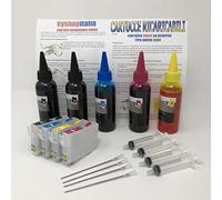 inkjet 405XL Cartuchos de tinta compatibles RESET INFINITO + 500 ml tintas WF-3820DWF WF-3825DWF WF-4820DWF WF-4825DWF WF-4830DTWF WF-7830DTWF, WF-7835DTWF, WF-7840DTWF, WF-7310DTW