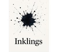 Inklings Notebook (8.5 x 11): Lined Notebook for Writing, Ideas & Creative Thoughts | Minimal Ink Splash Cover | 110 Pages