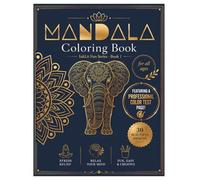 InkLit Fun Series - Book 1: Mandala Coloring Book for Relaxation: 30 Stress Relief Designs for Kids, Teens & Adults | Easy & Detailed Mandalas