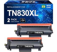 InkNI Cartuchos de tóner compatibles de Repuesto para Brother TN830XL TN830 TN 830 XL Cartuchos de tóner compatibles con Impresora HL-L2460DW DCP-L2640DW HL-L2480DW HL-L2400D HL-L2405W MFC-L2820DW