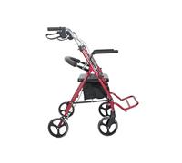 Inko Mobility Andador modelo A02 plegable ligero, incluye bandeja y cesta. Fácil de plegar, altura ajustable. Ruedas de 8 pulgadas