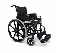 Inko Mobility Silla de Ruedas Plegable Ligera, Para Adultos y Personas Mayores, Silla de Ruedas de Paseo para Ancianos, Estrecha y Resistente, Wheelchair